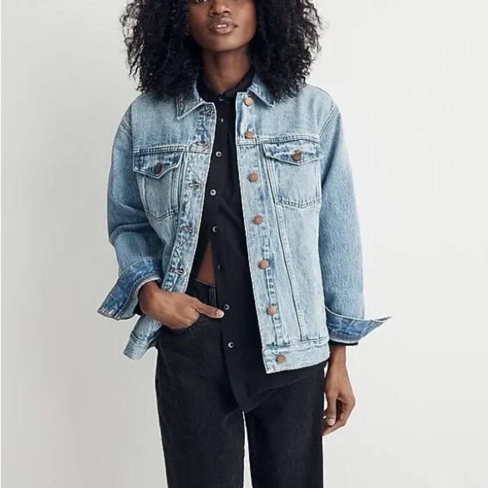 Madewell The Oversized Trucker Denim Jacket